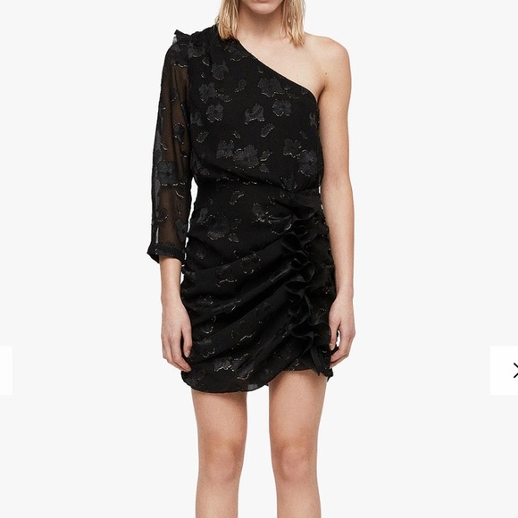 All Saints Dresses & Skirts - NWT All Saints black one sleeve dress